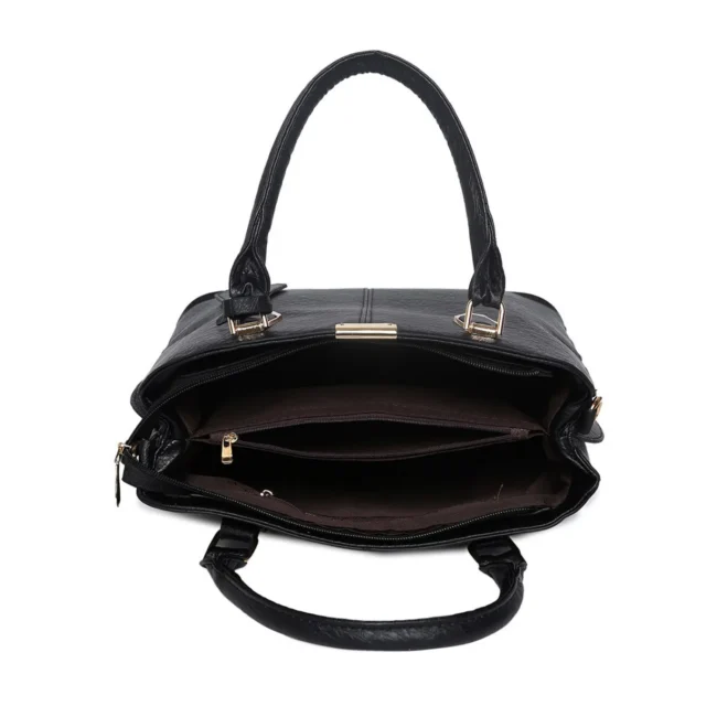 Women's Leather Handbag (Black)