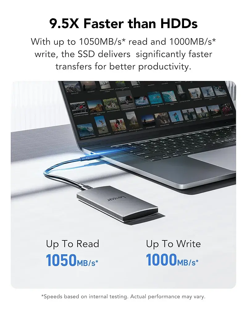 Lexar Disque dur externe SSD 1 To (Un Tera)