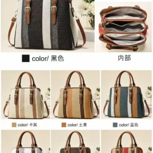 Magnifiques sacs à main à rayures