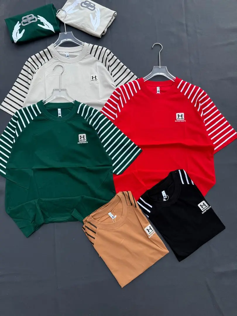 T-shirt à Rayure Homme