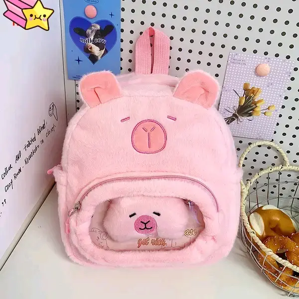 Sacs à dos en peluche