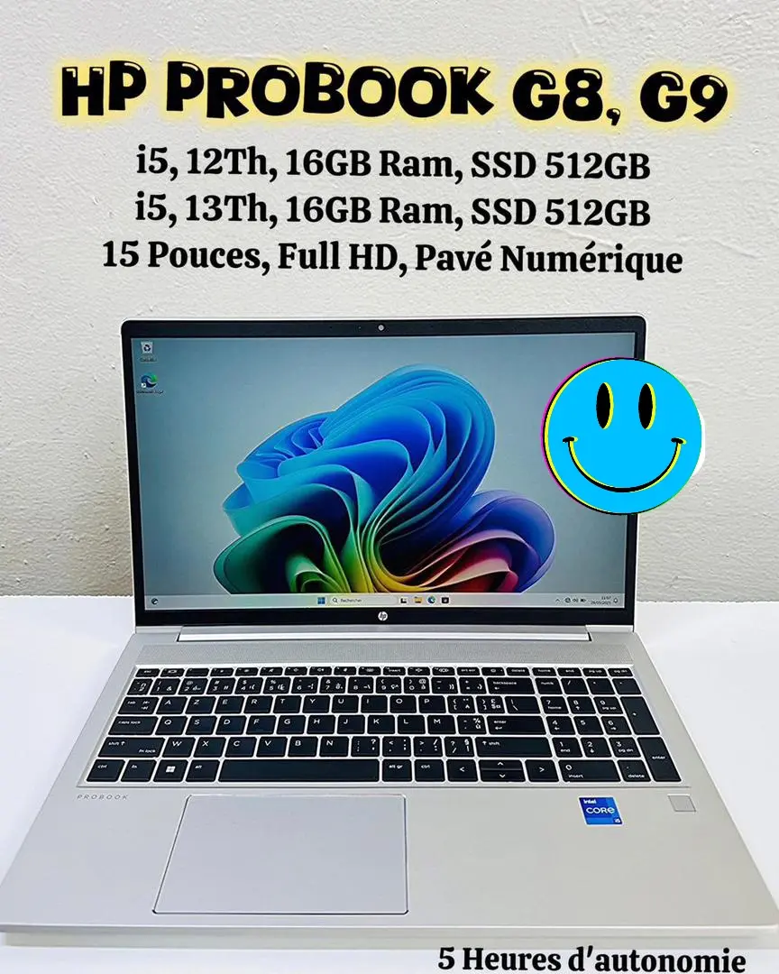 HP Probook G8 G9 ordinateur portable