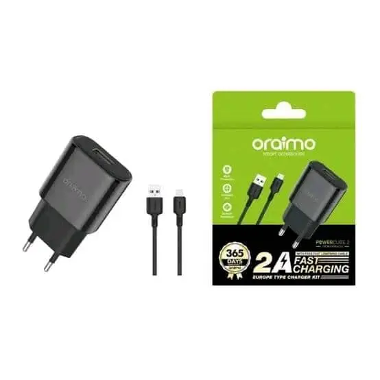 Chargeur Oraimo 2A Charge Rapide USB Type-C