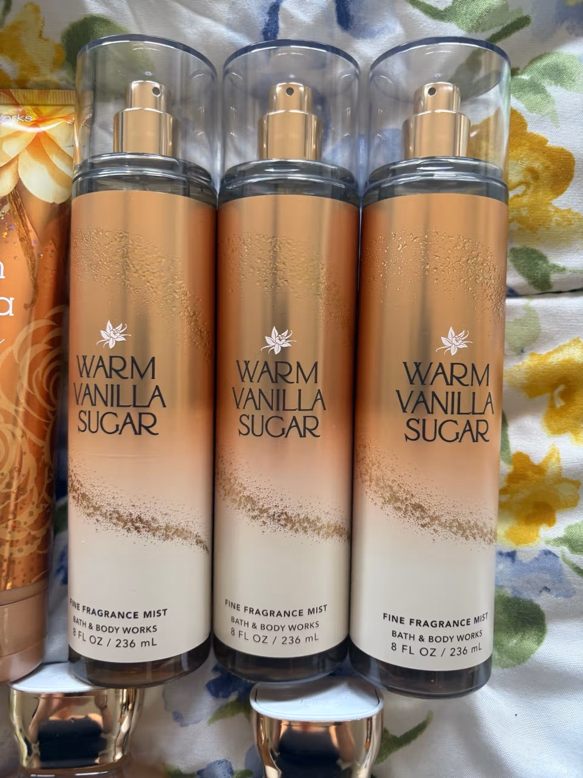 Parfum  "Warm Vanilla Sugar" de Bath & Body Works.