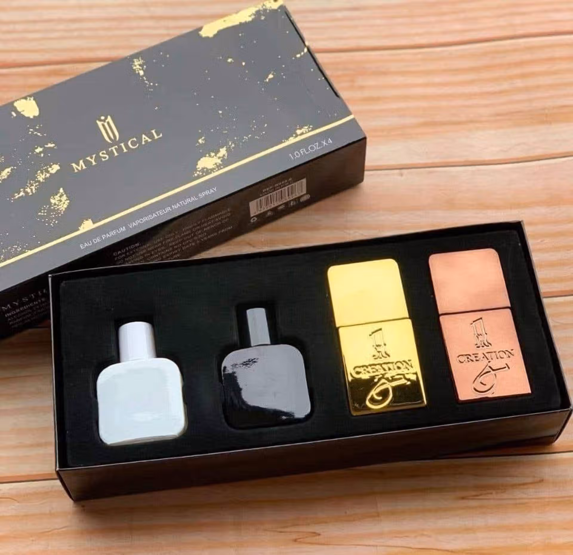 Coffret cadeau 4 en 1 Mystical parfums