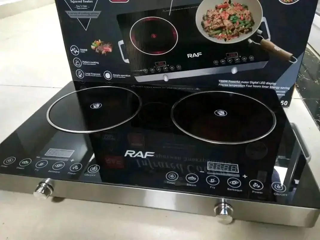 Cuisinière électrique à double plaque à induction