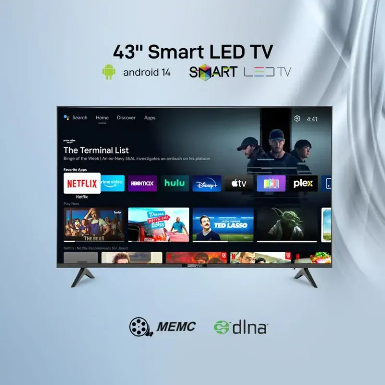 Téléviseur LED intelligent Geepas GLED4328SXHD de 43 pouces