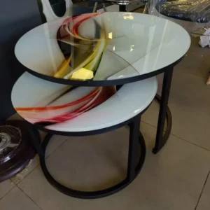 Duo de tables basses gigognes