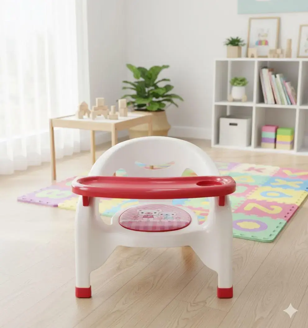 Chaise pour bébé avec plateau amovible