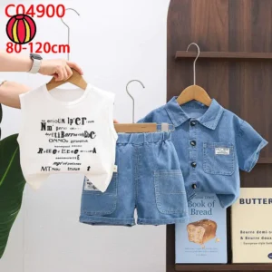 Ensemble trois pièces de vêtements pour enfants