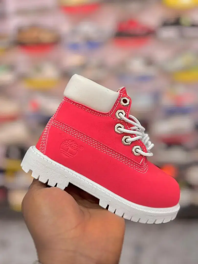 Bottes Timberland pour enfants - Jaune, Noir et Blanche