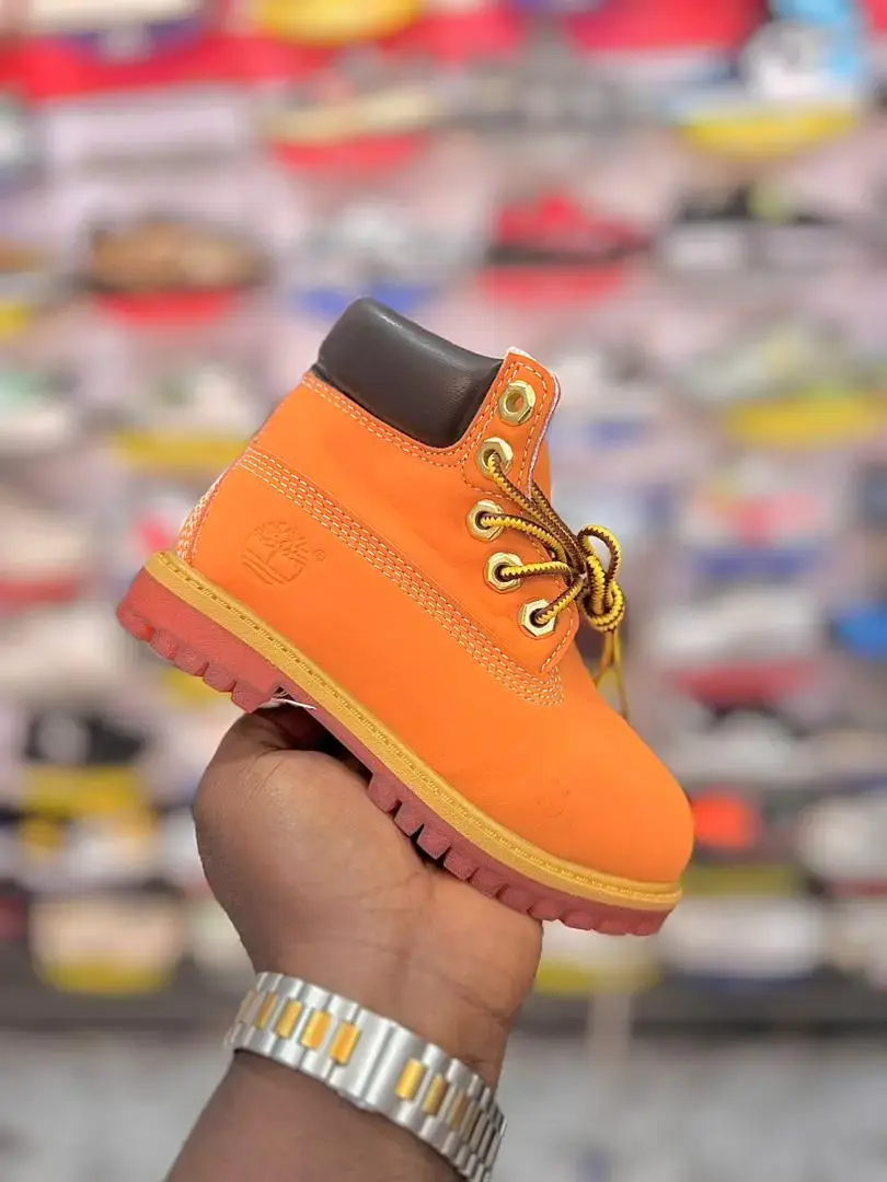 Bottes Timberland pour enfants - Jaune, Noir et Blanche