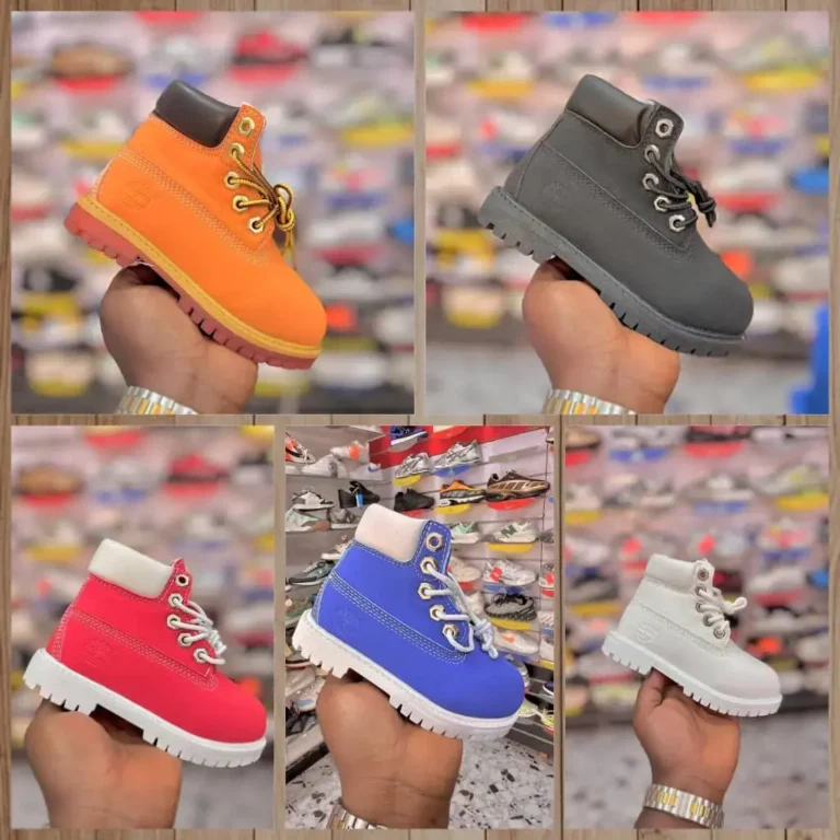 Bottes Timberland pour enfants - Jaune, Noir et Blanche
