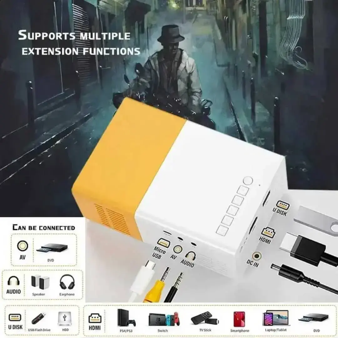 Mini vidéoprojecteur portable VAMVO – Image 3