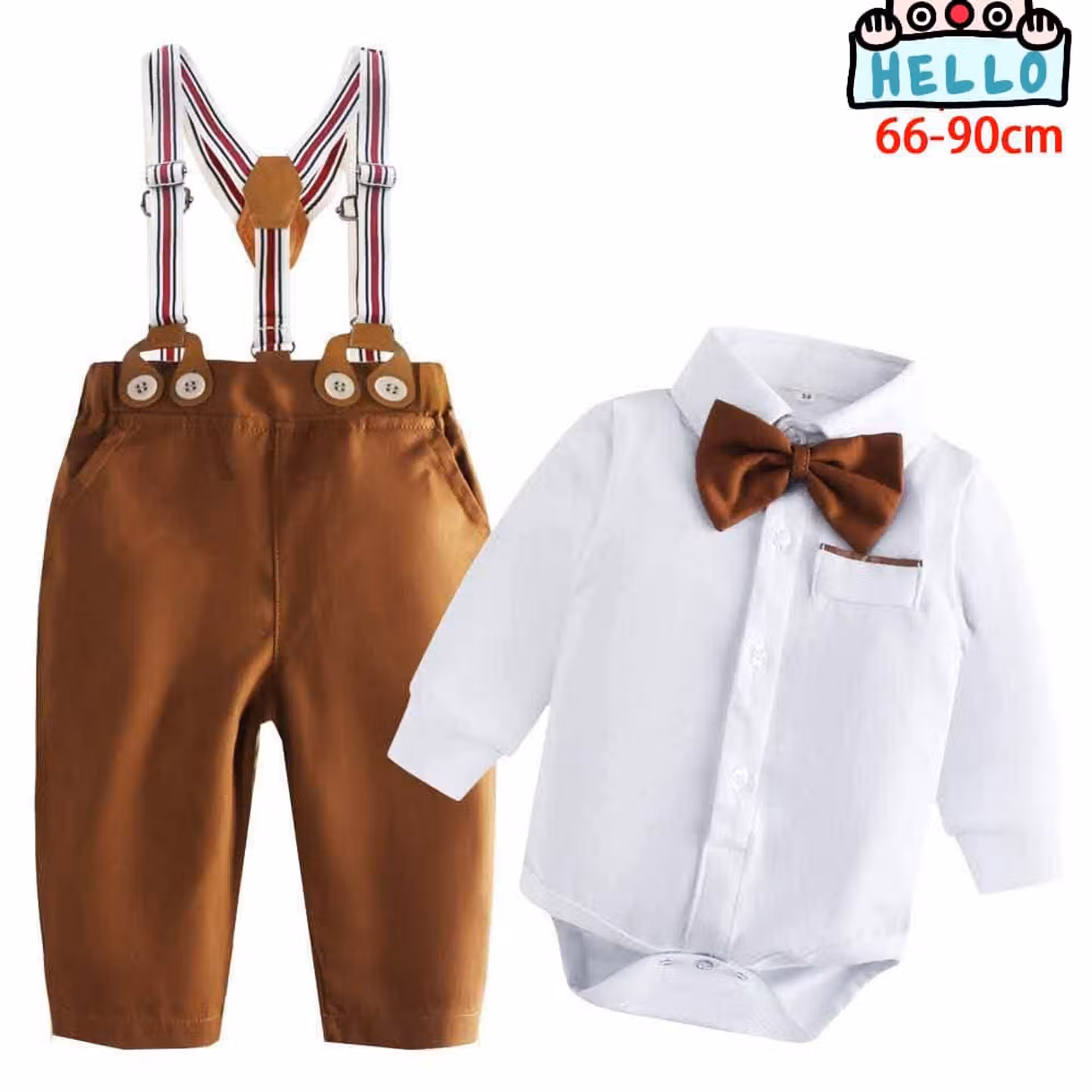 Vêtements de type costume de gentleman pour bébé garçon