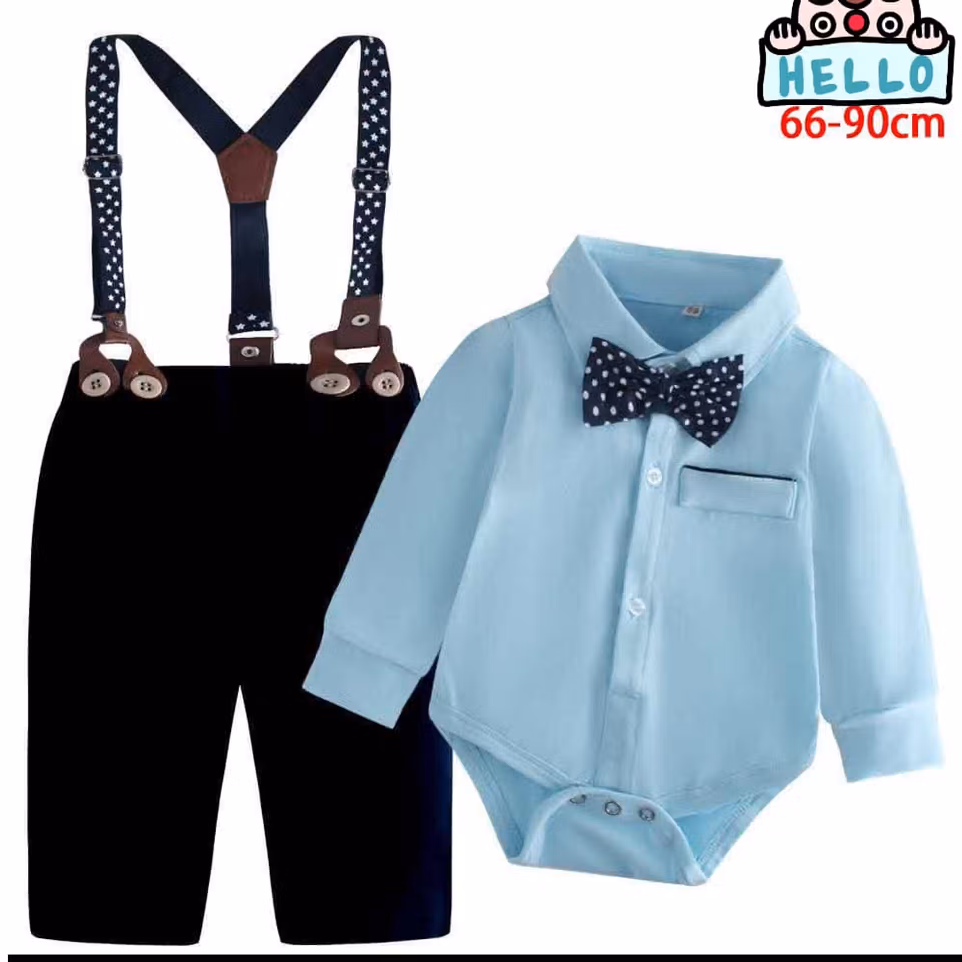 Vêtements de type costume de gentleman pour bébé garçon