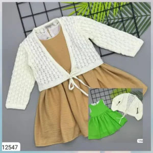 Ensemble deux pièces (robe et cardigan)