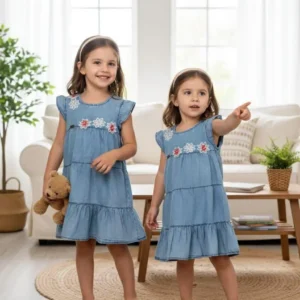 Robe en jeans pour fille