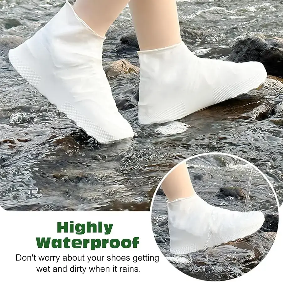 Protège-chaussures imperméables en latex