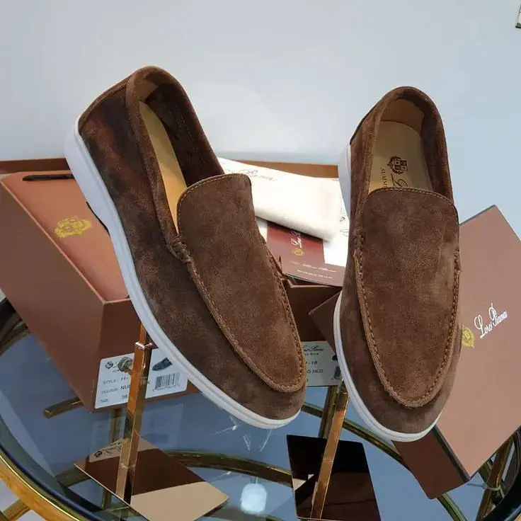 Chaussures en daim Loro Piana Summer Walk