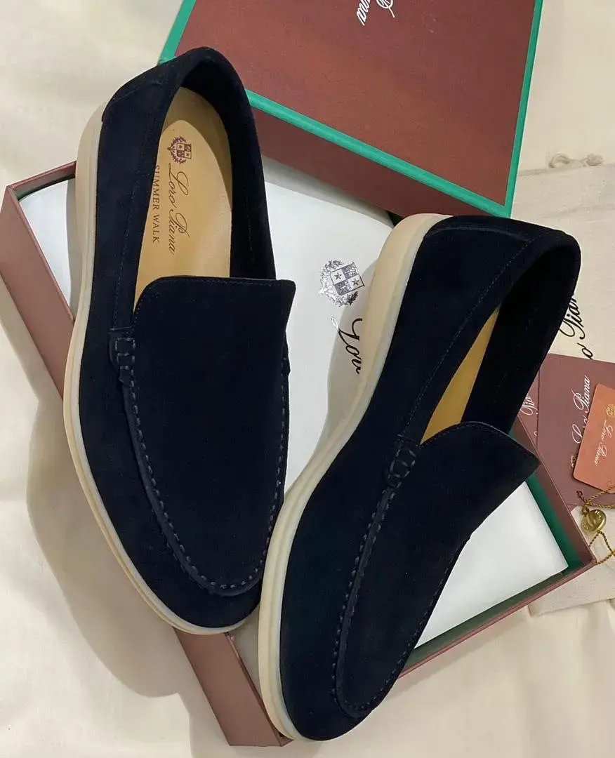Chaussures en daim Loro Piana Summer Walk