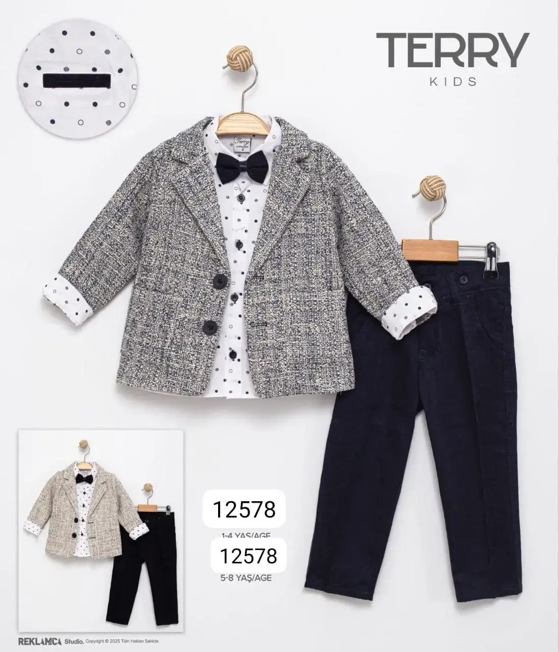 Ensemble de blazer et pantalon pour enfants