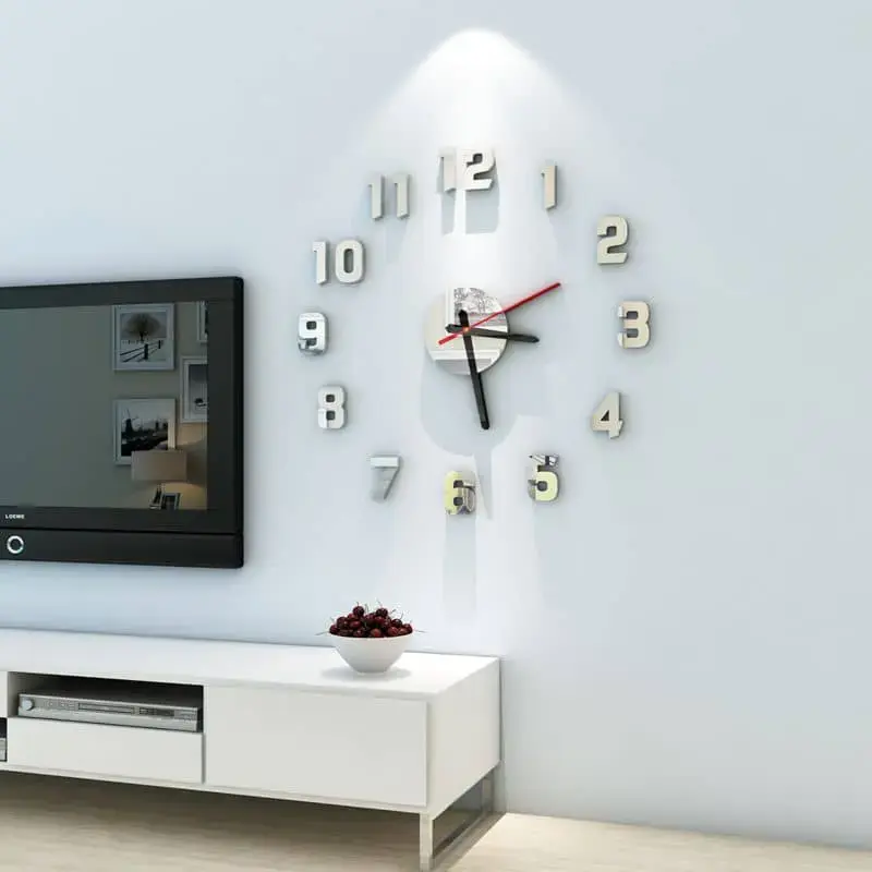 Horloge murale 3D de style moderne