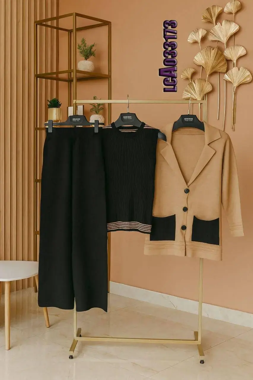 Ensemble de vêtements tricotés pour femmes