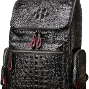 Sac à dos pour ordinateur portable en cuir véritable