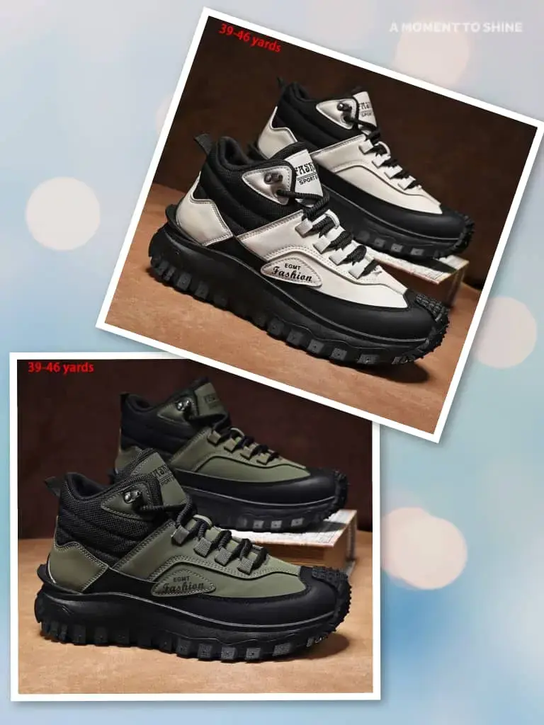 Baskets montantes épaisses ou bottes de randonnée