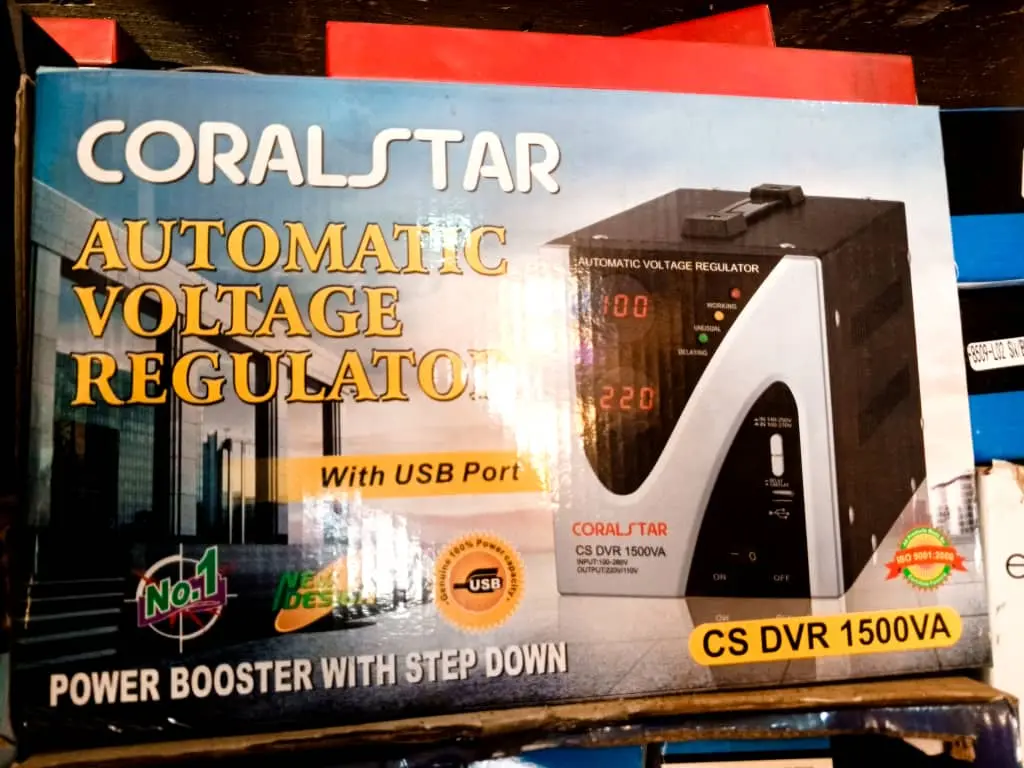Stabilisateur régulateur de tension automatique Coralstar