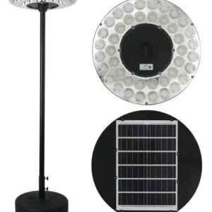 Lampe réverbère solaire extérieur