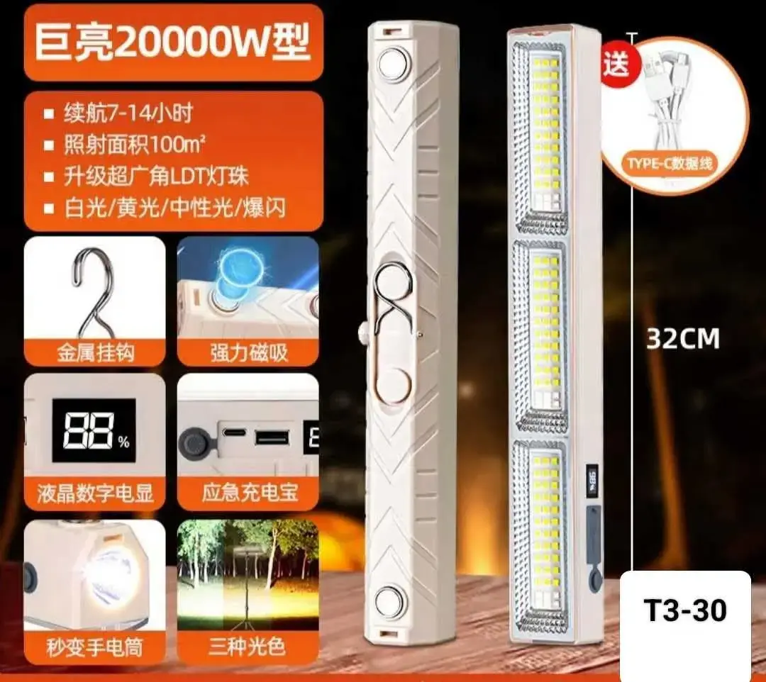 Lampes LED multifonctions rechargeables